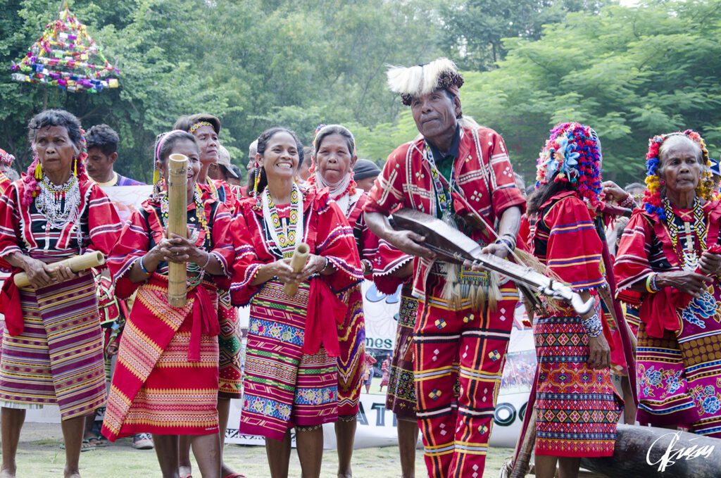 Bagobo people during Kadayawan Festival