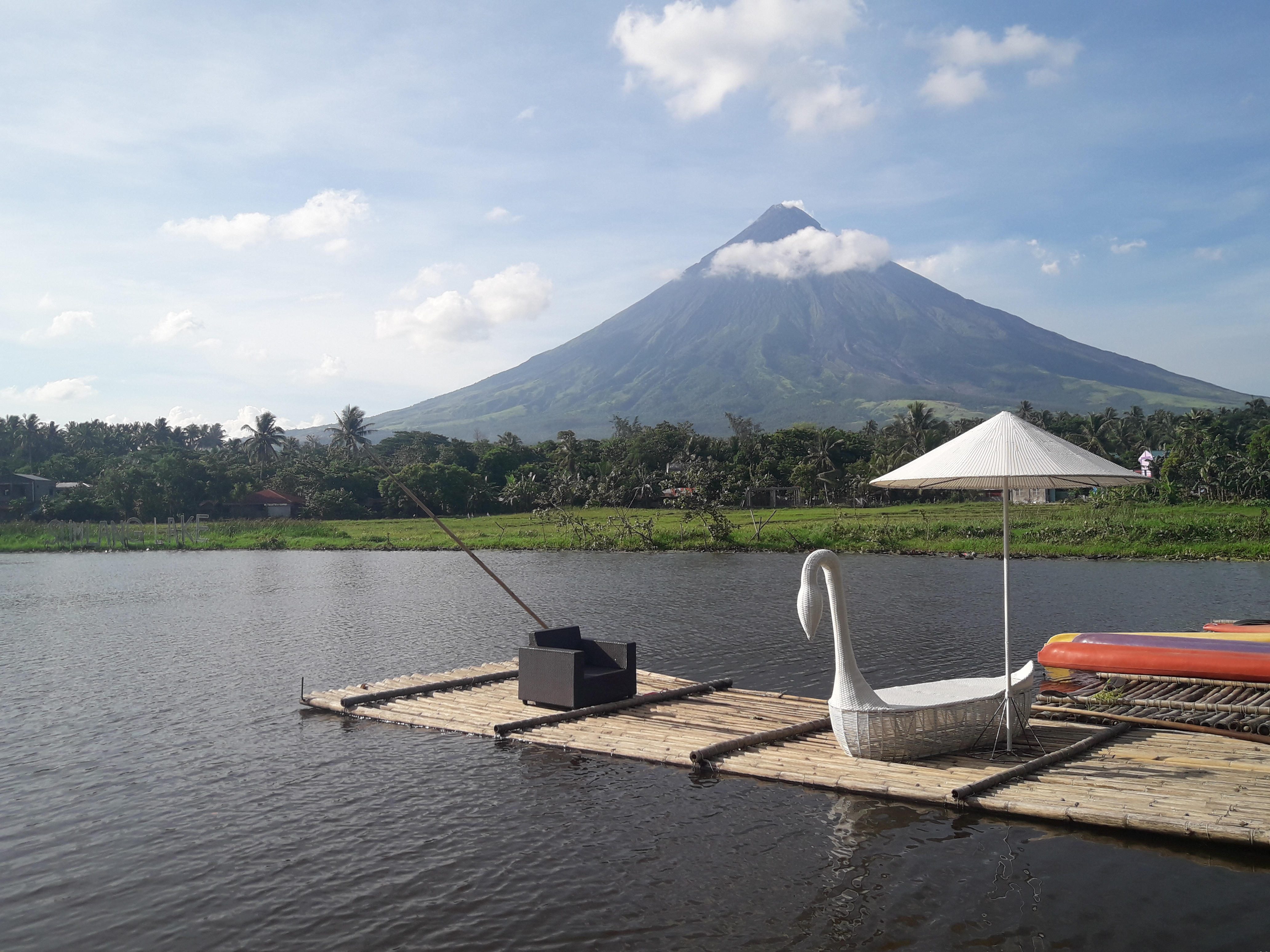 Sumlang Lake ft. Mayon Volcano